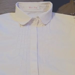 White Button Up Blouse